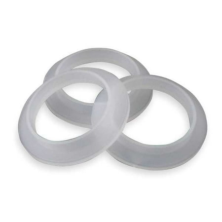 

5PC ZoroSelect 1-1/2 Dia. Polyethylene White/Plastic Finish Kitchen Tailpiece Tailpiece Washer