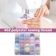 thumbnail image 5 of Ounissouiy 50 unids/caja de hilos de bobina preenrollados aleatorios de Color, bricolaje, artesanía, bordado, acolchado, máquina de coser, carrete de hilo De coser Ounissouiy HA5893-00B, 5 of 6