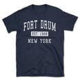 thumbnail image 1 of Fort Drum New York Classic Established Men's Cotton T-Shirt, 1 of 1