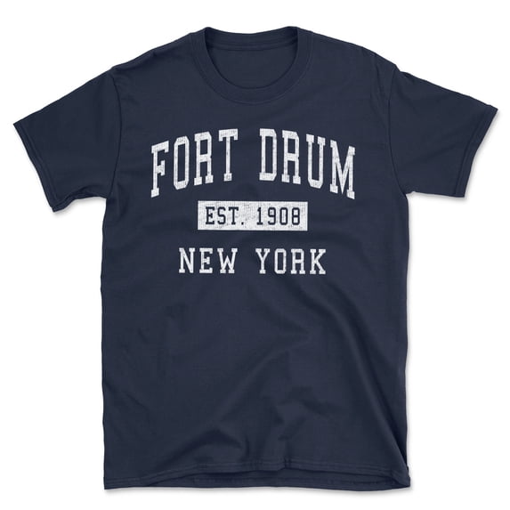 Fort Drum New York Classic Established Men's Cotton T-Shirt
