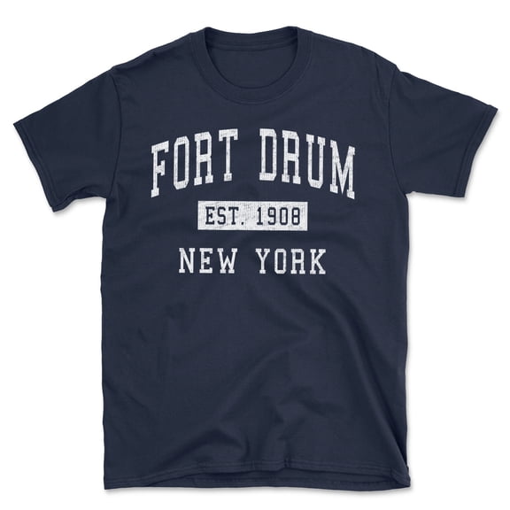 Fort Drum New York Classic Established Men's Cotton T-Shirt