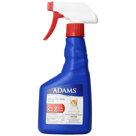 Adams Flea and Tick Control Spray for Cats 16 ounces 16