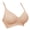 Light Yellow, variant on Sports Jelly Bras for Women Silent Suspension In Cup Rear Fastening Fit Comfort Daily Underwear Strapless Bra