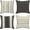 Black White, variant on Throw Pillow Covers Home Decor Set of 4 Stripe Boho African Vintage Retro Geometric Pillow Cases Decorative 18 x 18 Inches Outdoor Cushion Couch Sofa Pillowcases