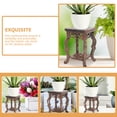 thumbnail image 4 of Office Display Pedestal Balcony Flower Planter Stand Coffee, 4 of 6
