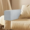 thumbnail image 5 of Couch Arm Covers Furniture Protector Washable Armchair Slipcovers (Light Gray), 5 of 9