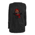 thumbnail image 4 of VgaVtl Womens Christmas Sweatshirts Fall Winter Long Sleeve Women's Sweatshirt Pockets Christmas Print Thick Sweatshirt,Black S, 4 of 4