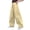 Yellow&&100, variant on CONROSES Girls Baggy Cargo Pants Wide Leg Hiking Pants for Girls Trendy Solid Elastic Waist Drawstring Outdoor Jogger Pants With Pockets