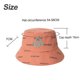 thumbnail image 2 of XL Sombrero de verano con circunferencia de 54-58cm, sombrero de pescador con oso bordado para mujer, sombrero de lavabo, sombrero protector solar para exteriores, 2 of 4