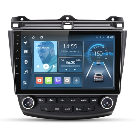 10.1 inch Android 10 Car Stereo for Honda 7th Accord 2003-2007 IPS Touchscreen Screen Car Radio
