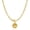 Shell Gold, variant on Layered Necklaces for Women: 14K Gold/Silver Plating Plated Chunky Necklace Paperclip Cuban Rope Adjustable Choker T-Bar Toggle Clasp Chunky Necklace for Women Trendy Jewelry Gifts