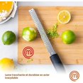 thumbnail image 4 of Manual citrus zester and cheese grater, fine grater for parmesan, 4 of 5