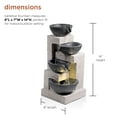 thumbnail image 4 of Alpine Corporation 8" x 7" x 14" Plug-In Cascading Tabletop Fountain, Gray, 4 of 12