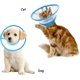 thumbnail image 3 of Collar de recuperación para gatos, collar cómodo para gatos, collar protector ajustable tipo cono, collar anti-mordeduras de plástico suave transparente para perros pequeños, cachorros, gatos y gatito, 3 of 5