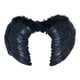 thumbnail image 2 of Disfraz de ala de ángel, accesorio de fotografía de ala de cosplay con correas elásticas, vestido para negro jinwen Disfraz de ala de ángel, 2 of 8