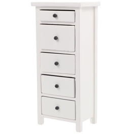 Bibliothèque Miniature En Bois Blanc – 3 étages, 4 Tiroirs – Meuble Maison De Poupée 1:12 – Déco Noël