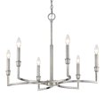 thumbnail image 1 of Golden Lighting 8209-6 PW Ellyn 6 Light Chandelier, Pewter, 1 of 5