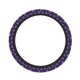 thumbnail image 1 of Fotbe Christmas Purple Snowflakes Funda para Volante Universal de 15 pulgadas, Accesorios para Auto para Hombre y Mujer, Protector de Volante Cómodo para SUV y Sedán, 1 of 6