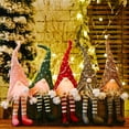 thumbnail image 5 of 1pc Christmas Faceless Forest Old Man with Light Decoration Tree Top Doll Christmas Doll Decor Christmas Tree Pendant Winter Gift Gray, 5 of 8