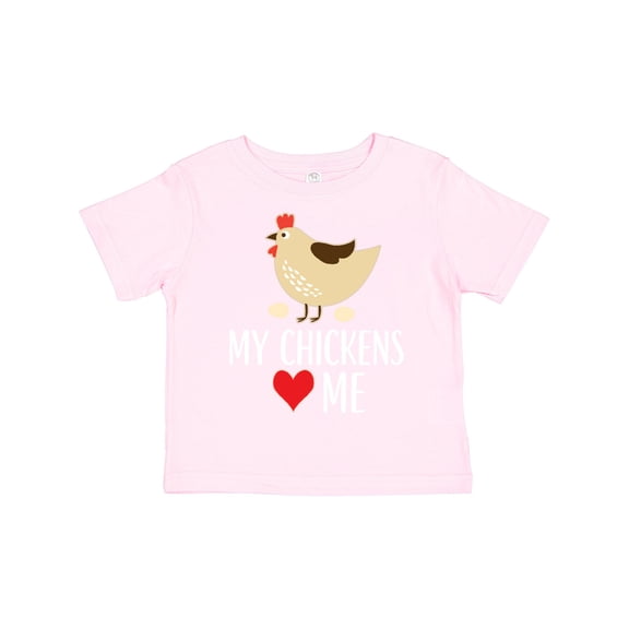 Inktastic My Chickens Love Me Boys or Girls Toddler T-Shirt
