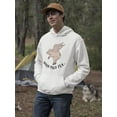 thumbnail image 2 of When Pigs Fly. Quote Hoodie Men -Image by Shutterstock, Male x-Large, 2 of 4