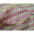 thumbnail image 4 of oneOone Silk Tabby Fabric Chevron Ikat Print Sewing Fabric BTY 42 Inch Wide, 4 of 4