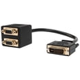 thumbnail image 2 of Rocstor 1 ft DVI-I Analog to 2x VGA Video Splitter Cable - M/F, 2 of 6