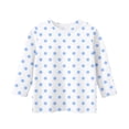 thumbnail image 4 of CCRFTGI Shirts for Girls Size 10-12 3/4 Length Sleeve Cute Polka Dots T shirts for kids Girls Girls Fashion for kids Crewneck Shirts Casual Spring Day Tee Tops Light Blue 9-10 Years, 4 of 4