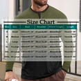 thumbnail image 3 of Zylanna Men's T-Shirts Tee, Long Sleeve Stretchy Striped Crew Neck Button Casual Tops for Man Gray, 3 of 6