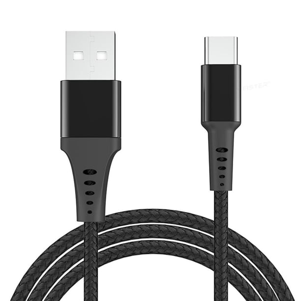 Cable de alimentación del cable de datos de carga rápida del controlador de 30 cm para PS5 / XSX / Switch (negro)