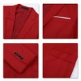 thumbnail image 3 of Cloudstyle Men's Slim Fit One Button Suit Blazer Jacket Casual Party Sport Coat, 3 of 4