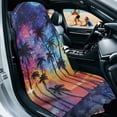 thumbnail image 2 of Xixirimido Palm Trees Galaxy Print Car Seat Cover Front Seat Sweat Towel Bucket Seat Covers for Cars SUV Trucks for Gym Workout Running Swimming Beach Hiking, 2Pack, 2 of 8