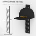 thumbnail image 4 of ADDUDU Hat Rack,Wall-Mounted Hat Organizer for Closet Bedroom RV Living Room - Holds 19 Caps with 3 Usage & 2 Installation Options,1-Pack, 4 of 8