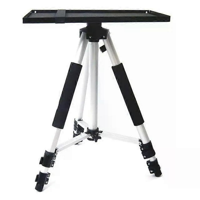 Palette Projecteur Grand Plateau Support pour Ordinateur Portable 1/4 à 3/8 Vis Trépied