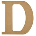 thumbnail image 3 of (3 pack) Plaid Unfinished Wood MDF 8" Letter for DIY Arts and Crafts, D, 3 of 9