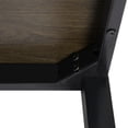 thumbnail image 5 of Homy Casa 47.2 Inch Metal Dining Table with Wooden Top - Dining Table for Dining Room, Black, 5 of 5