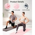 thumbnail image 5 of YR Yoga Mat Towel with Alignment Lines, 72''x24'' Non Slip Hot Yoga Towels Sweat, Pink, 5 of 7