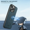 thumbnail image 5 of Dteck for iPhone 12 Pro Max Wallet Case MagSafe Compatible, Magnetic Detachable iPhone 12 Pro Max Case with Card Holder Wallet,PU Leather Slim Shockproof Phone Cover for iPhone 12 Pro Max,Blue, 5 of 7