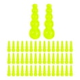 thumbnail image 2 of Cuentas de pesca apiladas 50 Uds Cola Señuelos de Pesca verde fluorescente, 2 of 8