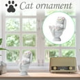 thumbnail image 2 of Zmoon Toilette Assise Allongée Toilette pour Animaux de Compagnie Dessin Animé Paysage Poupée Ornements, 2 of 2