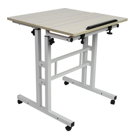 Mgaxyff 60cm Adjustable Height Stand Up Laptop Desk Computer