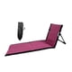 thumbnail image 2 of Silla de piso con respaldo Silla de camping con bolsa de transporte Silla de playa portátil fácil de transportar Tumbona de playa para senderismo Color Pitaya39x40x78, 2 of 8