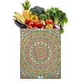 thumbnail image 1 of Ethnic Inspired Sacred Spiritual Foldable Shopping Bag - Eco-Friendly Compact Tote with Artistic Design, 1 of 2