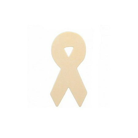 Stone Set Ribbon - MyCraftSupplies Set of 10 Unfinished Wood Awareness Ribbons, Decorate your Ribbon for a Cause