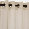 Sunbrella Spectrum Eggshell Outdoor Curtain with Nickel Plated Grommets 50 in. x 120 in.