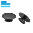 thumbnail image 4 of Unique Bargains Plastic Button Charm, 14 x 8mm Dia Button Accessories, Black 100 Pack, 4 of 4