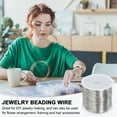 thumbnail image 4 of Uxcell Jewelry Wire Beading Wire for Jewelry Making Bare Copper Craft Beading Wire for Necklace Bracelet Silver 50M/0.4mm, 4 of 6