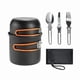 thumbnail image 1 of Outdoor Cam Hi Tableware Aluminium Alloy Ware Utensils Ing Picnic Traveling Bowl Pot Pan Set For 1-2 Person, 1 of 5