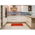thumbnail image 6 of Ahgly Company Machine Washable Indoor Square Contemporary Red Area Rugs, 6' Square, 6 of 7