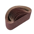 thumbnail image 4 of Unique Bargains 10Pcs 3"x18" Aluminum Oxide Sanding Belts 40 Grit Sandpaper for Portable Belt Sander, 4 of 6
